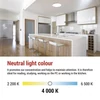 Kép 29/53 - LED felületi lámpatest FLORI kerek, fehér, 18W, semleges fehér