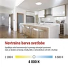 Kép 33/53 - LED felületi lámpatest FLORI kerek, fehér, 18W, semleges fehér