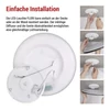 Kép 14/53 - LED felületi lámpatest FLORI fekete, fehér, 18W, semleges fehér