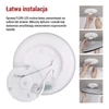 Kép 17/53 - LED felületi lámpatest FLORI fekete, fehér, 18W, semleges fehér