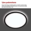 Kép 24/53 - LED felületi lámpatest FLORI fekete, fehér, 18W, semleges fehér