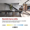 Kép 27/53 - LED felületi lámpatest FLORI fekete, fehér, 18W, semleges fehér