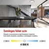 Kép 30/53 - LED felületi lámpatest FLORI fekete, fehér, 18W, semleges fehér