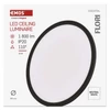 Kép 47/53 - LED felületi lámpatest FLORI fekete, fehér, 18W, semleges fehér