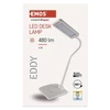 Kép 10/19 - EMOS Eddy LED asztali lámpa, fehér
