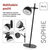 Kép 6/44 - EMOS Sophie LED asztali lámpa, újratölthető, fekete