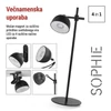 Kép 12/44 - EMOS Sophie LED asztali lámpa, újratölthető, fekete