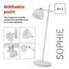 Kép 6/44 - EMOS Sophie LED asztali lámpa, újratölthető, fehér