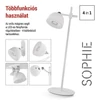Kép 9/44 - EMOS Sophie LED asztali lámpa, újratölthető, fehér