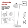 Kép 12/44 - EMOS Sophie LED asztali lámpa, újratölthető, fehér