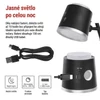 Kép 13/42 - EMOS Abbie LED asztali lámpa, újratölthető, fekete