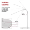 Kép 23/41 - EMOS Oscar LED asztali lámpa, fehér