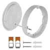 Kép 11/12 - LED felületi lámpatest RUBIC, kerek, fehér, 24W, természetes fehér