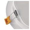 Kép 10/11 - LED süllyesztett lámpatest RUBIC, kerek, fehér, 24W, természetes fehér