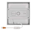 Kép 10/17 - LED felületi lámpatest NEXXO, négyzet, fehér, 12,5W, CCT