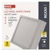 Kép 12/17 - LED felületi lámpatest NEXXO, négyzet, fehér, 12,5W, CCT