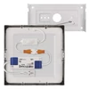 Kép 15/17 - LED felületi lámpatest NEXXO, négyzet, ezüst, 12,5W, CCT