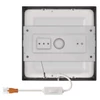 Kép 9/15 - LED felületi lámpatest NEXXO, négyzet, fekete, 12,5W, CCT