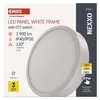 Kép 11/17 - LED felületi lámpatest NEXXO, kerek, fehér, 21W, CCT