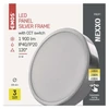 Kép 11/16 - LED felületi lámpatest NEXXO, kerek, ezüst, 21W, CCT
