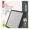 Kép 11/15 - LED felületi lámpatest NEXXO, négyzet, fekete, 21W, CCT