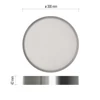 Kép 4/17 - LED felületi lámpatest NEXXO, kerek, ezüst, 28,5W, CCT