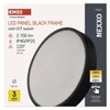 Kép 12/18 - LED felületi lámpatest NEXXO, kerek, fekete, 28,5W, CCT