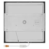 Kép 9/15 - LED felületi lámpatest NEXXO, négyzet, fekete, 28,5W, CCT