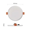 Kép 4/11 - EMOS LED panel VIXXO beépíthető 10W 900lm IP65 természetes fehér