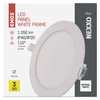 Kép 9/14 - LED süllyesztett lámpatest NEXXO, kerek, fehér, 12,5W, természetes fehér