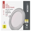 Kép 9/14 - LED süllyesztett lámpatest NEXXO, kerek, ezüst, 12W, CCT