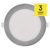 Kép 14/14 - LED süllyesztett lámpatest NEXXO, kerek, ezüst, 12W, CCT