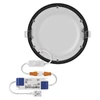 Kép 12/14 - LED süllyesztett lámpatest NEXXO, kerek, fekete, 12W, CCT