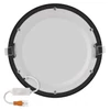 Kép 7/14 - LED süllyesztett lámpatest NEXXO, kerek, fekete, 18W, CCT