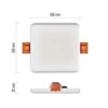 Kép 4/11 - EMOS LED panel VIXXO beépíthető 7,5W 650lm IP65 term. fehér