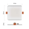 Kép 4/11 - EMOS LED panel VIXXO beépíthető 10W 900lm IP65 természetes fehér