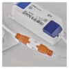 Kép 11/14 - LED süllyesztett lámpatest NEXXO, négyzet, fehér, 12W, meleg fehér