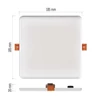 Kép 4/11 - EMOS LED panel VIXXO beépíthető 19W 1700lm IP65 természetes fehér