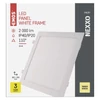 Kép 9/14 - LED süllyesztett lámpatest NEXXO, négyzet, fehér, 24W, meleg fehér