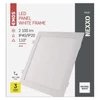 Kép 9/14 - LED süllyesztett lámpatest NEXXO, négyzet, fehér, 24W, természetes fehér