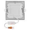 Kép 7/14 - LED süllyesztett lámpatest NEXXO, négyzet, ezüst, 7W, CCT