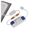Kép 11/14 - LED süllyesztett lámpatest NEXXO, négyzet, ezüst, 7W, CCT
