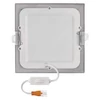 Kép 7/14 - LED süllyesztett lámpatest NEXXO, négyzet, ezüst, 12W, CCT