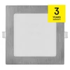 Kép 14/14 - LED süllyesztett lámpatest NEXXO, négyzet, ezüst, 12W, CCT