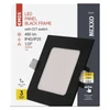 Kép 9/13 - LED süllyesztett lámpatest NEXXO, négyzet, fekete, 7W, CCT