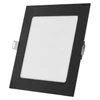 Kép 2/13 - LED süllyesztett lámpatest NEXXO, négyzet, fekete, 12W, CCT