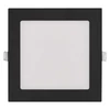 Kép 6/13 - LED süllyesztett lámpatest NEXXO, négyzet, fekete, 12W, CCT
