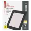Kép 9/13 - LED süllyesztett lámpatest NEXXO, négyzet, fekete, 12W, CCT