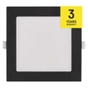 Kép 13/13 - LED süllyesztett lámpatest NEXXO, négyzet, fekete, 12W, CCT
