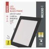 Kép 9/13 - LED süllyesztett lámpatest NEXXO, négyzet, fekete, 18W, CCT